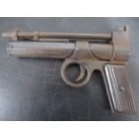 A vintage Webley Junior .177 air pistol patent no.219872