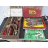 A collection of vintage Meccano