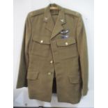 An officers Army Air Corps service dress uniform