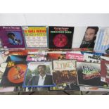 A collection of 12" vinyl records, mainly Soul & Motown including Otis Redding, KC & the Sunshine