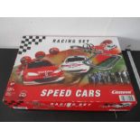 A Carrera speed cars racing set, 1:43 Scale