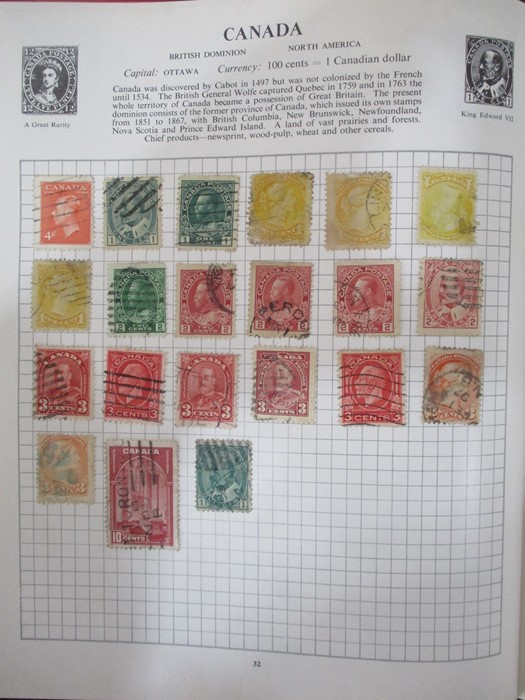 A stamp album of worldwide stamps - Image 4 of 43