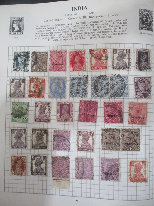 A stamp album of worldwide stamps - Image 19 of 43