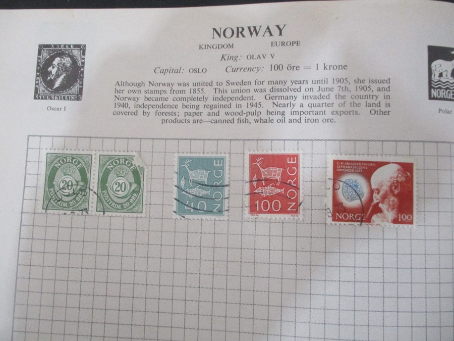 A stamp album of worldwide stamps - Image 30 of 43