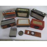 A collection of vintage radio's including Roberts, Bush etc.