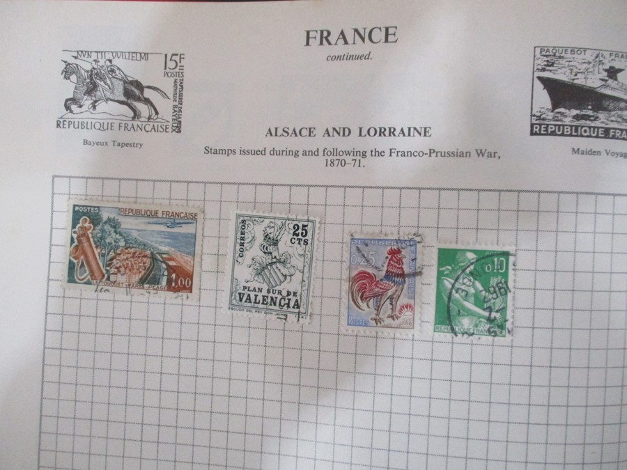 A stamp album of worldwide stamps - Image 9 of 43