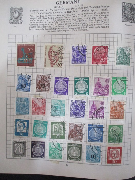 A stamp album of worldwide stamps - Image 10 of 43