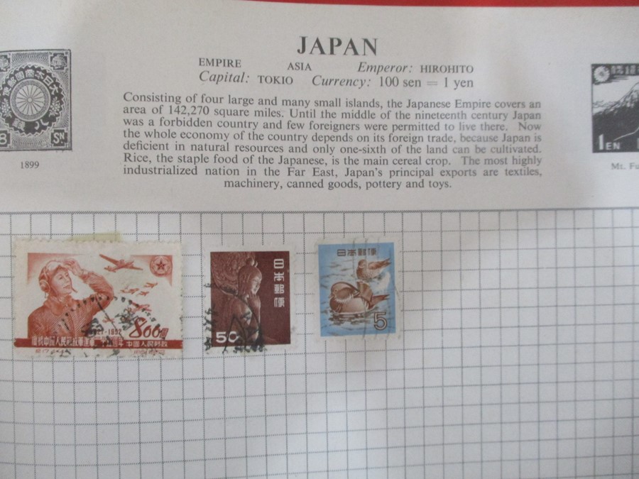 A stamp album of worldwide stamps - Image 23 of 43