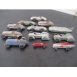 A collection of Dinky and other sports cars
