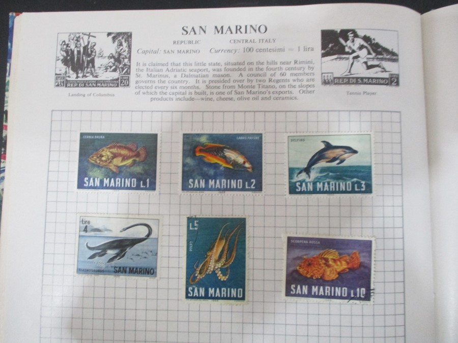 A stamp album of worldwide stamps - Image 35 of 43