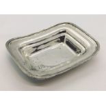 A hallmarked silver pin dish, Sheffield 1943 by Henry Atkin