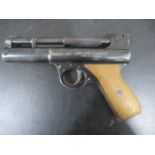 A Webley "Mark 1" air pistol