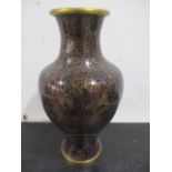 A cloisonne vase, approx. 40cm height