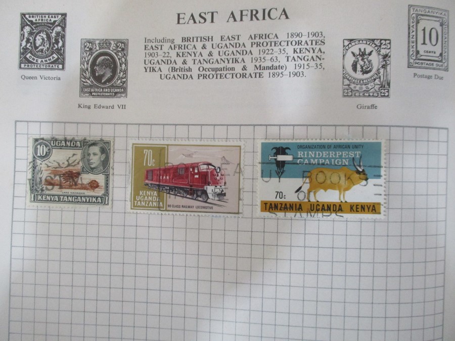 A stamp album of worldwide stamps - Image 8 of 43