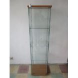 A glass display cabinet - key in office