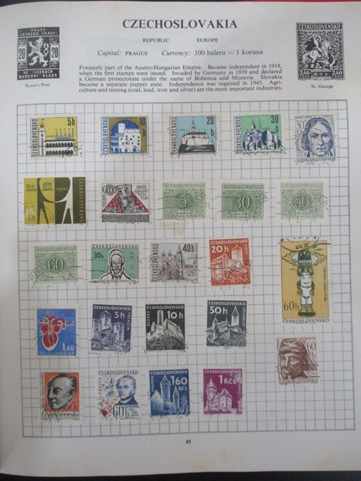 A stamp album of worldwide stamps - Image 7 of 43