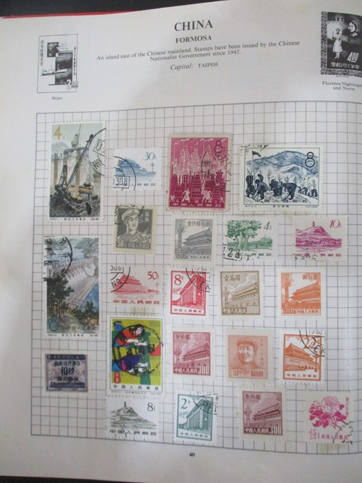 A stamp album of worldwide stamps - Image 6 of 43