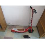 A Razor scooter with charger