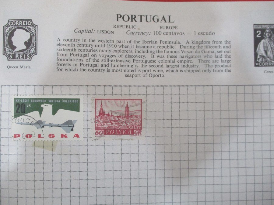 A stamp album of worldwide stamps - Image 32 of 43