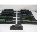 A collection of models of various railways locomotives on track (11)