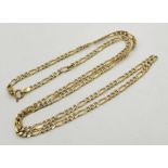 A 9ct gold chain. Weight 6.7g