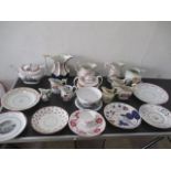 A collection of various lustre ware etc.