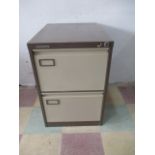 A Vickers two door filing cabinet- no key