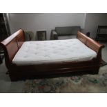 A king size sleigh bed