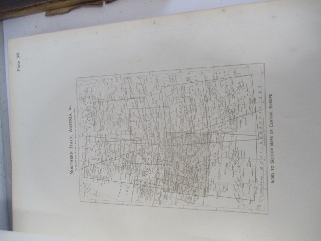 The Times Atlas, 1922 along with "Hereward The Wake" by Charles Kingsley ( poor condition) and "Ye - Image 5 of 20