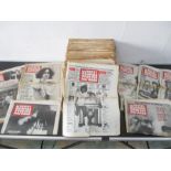 A collection of forty nine NME (New Musical Express) newspapers, all dated from 1976