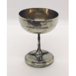A silver presentation chalice for the Hong Kong volunteer troops c.1930