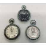 A War issue stopwatch marked Patt 3 and 38510 along with 2 others- Ilona and Dolmy