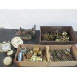 A collection of watchmakers and clockmakers parts etc.