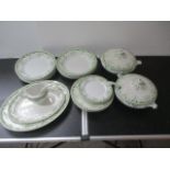 An "Universe" part dinner set including plates, creamer jug and soup tureen etc