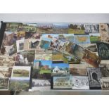 A collection of various postcards including ones from the South West