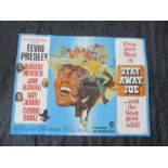 A Stay Away Joe (1968) British Quad film poster starring Elvis Presley