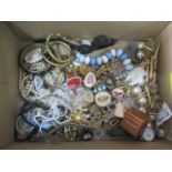 A collection of costume jewellery etc.