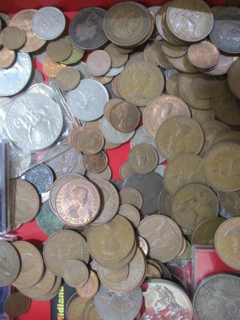A collection of various coins including a Victorian Crown etc. - Image 9 of 9