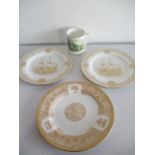Three Spode plates, 2 x The Mayflower plate and The Westminster Abbey plate along with a Ltd edition