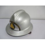 A vintage "Protection Civile" helmet