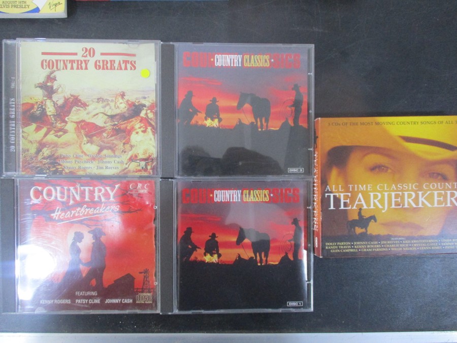 A collection of eight country music books, along with various music related DVD's, cassettes & CD's - Image 6 of 7