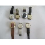 A collection of vintage watches, mainly Sekonda