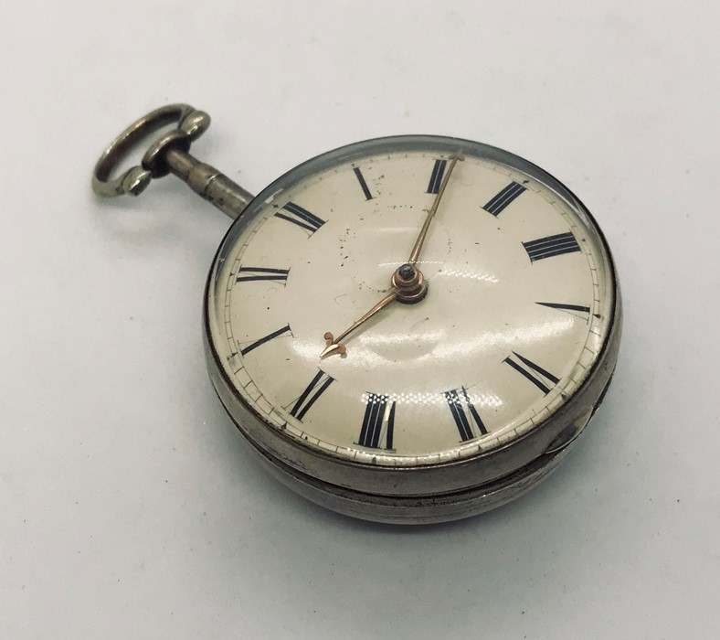 A hallmarked silver pocket watch by James Atkins, London, movement engraved no. 515