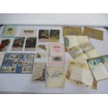 A small quantity of postcards and telegrams etc.
