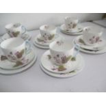 A porcelain Shelley part tea set