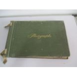 An Edwardian photograph album including Regimental photographs taken in Abbottabad, Assam etc.