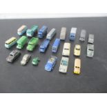 A small collection of vintage die-cast vehicles