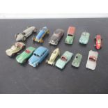 A collection of vintage die-cast vehicles including Dinky, Corgi, Lledo etc