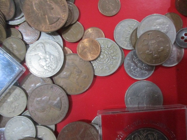 A collection of various coins including a Victorian Crown etc. - Image 8 of 9