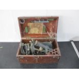 A Casella (London) Theodolite in wooden case